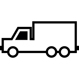 Truck side view icon