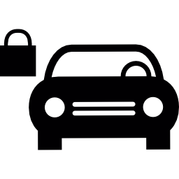 Car and Padlock icon