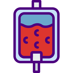 Blood transfusion icon