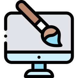 Digital art icon