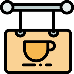 Coffee shop icon