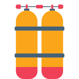 bouteille d'oxygène Icône