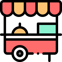 Food cart icon