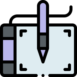 Drawing tablet icon