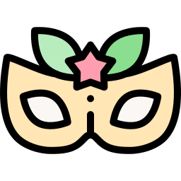 Carnival mask icon