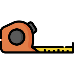 Measuring tape icon