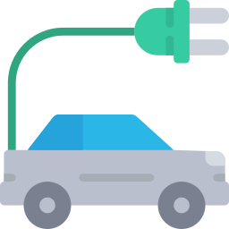 Electric car icon