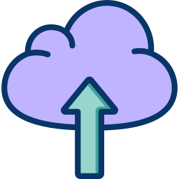 Cloud storage icon