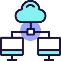 Cloud server icon