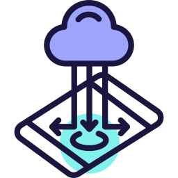 Cloud storage icon