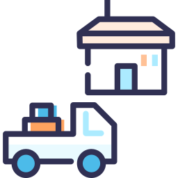 Delivery van icon