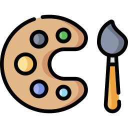 Paint palette icon