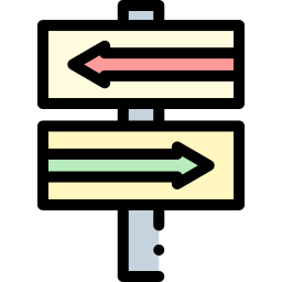 panneau de signalisation Icône