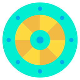 roue de fortune Icône
