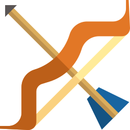 Bow and arrow icon