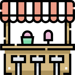 Ice cream shop icon