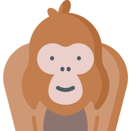 orangutan icona