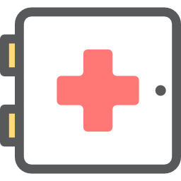 Emergency kit icon