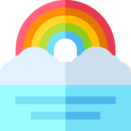 regenboog icoon