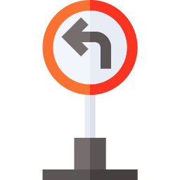 Turn left icon