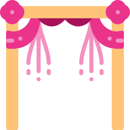 Wedding arch icon