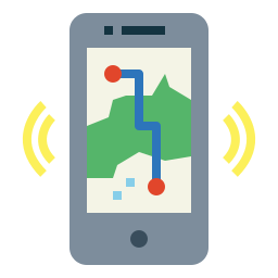 geographisches positionierungs system icon