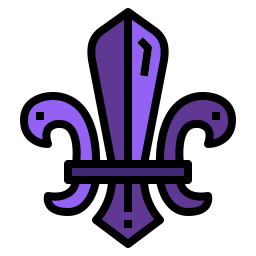 fleur de lis icona