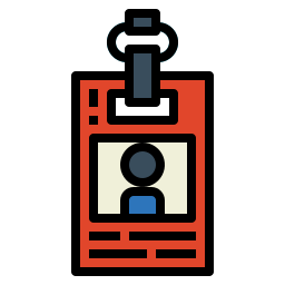 carte d'identité Icône