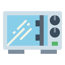 Microwave oven icon