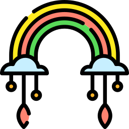 regenboog icoon