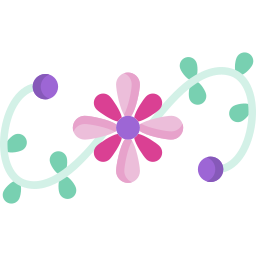 Floral design icon