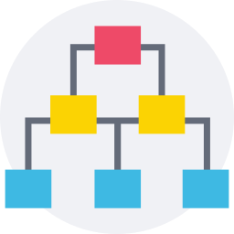 hiërarchische structuur icoon