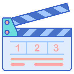 Clapperboard icon