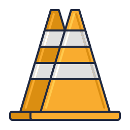 Traffic cone icon