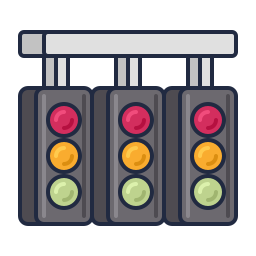 Traffic light icon