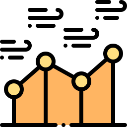 Line chart icon