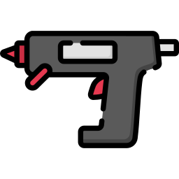 Hot glue gun icon