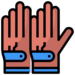 Golf gloves icon