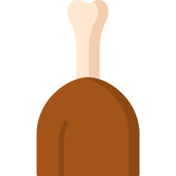 Chicken leg icon