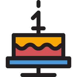 Birthday cake icon