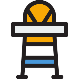 Baby chair icon