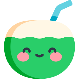 Coconut drink icon