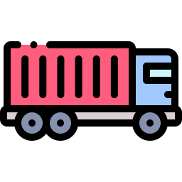 Cargo truck icon