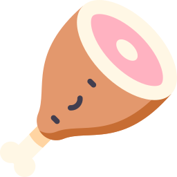 Ham leg icon