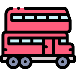 Double decker bus icon