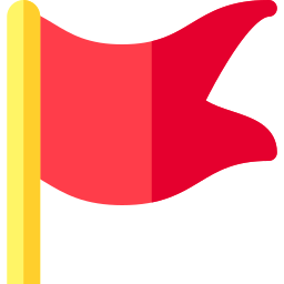 rote flagge icon