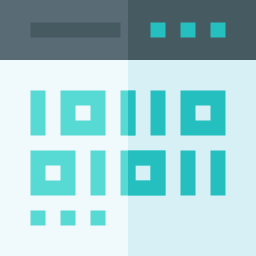 Binary code icon