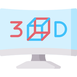 3d fernsehen icon