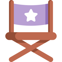 Folding chair icon