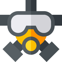 Gas mask icon